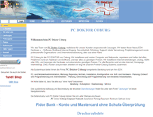 Tablet Screenshot of pc-coburg.de